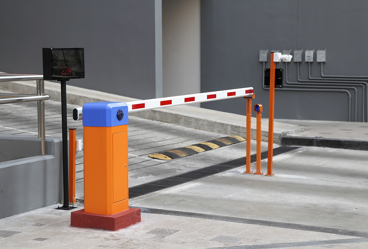 Parking access barrier